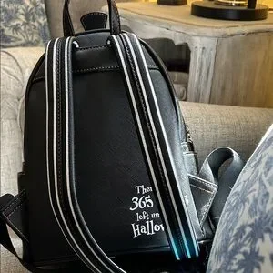 Disney The Nightmare Before Christmas Mayor Backpack - Black and Brown Loungefly Disney Nightmare Before Christmas Mayor with  main image 3